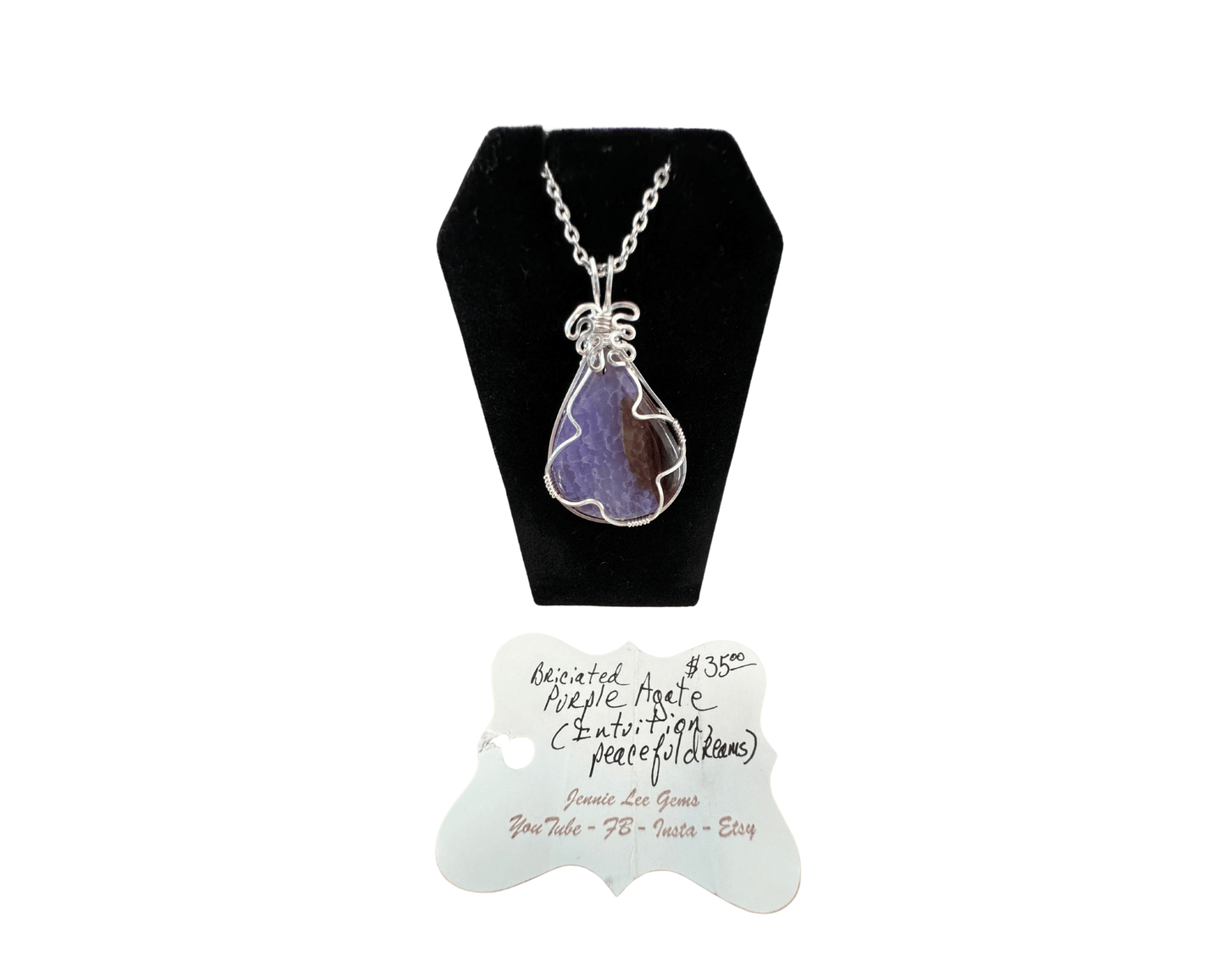 Handcrafted Wire Wrapped Gemstone Pendants