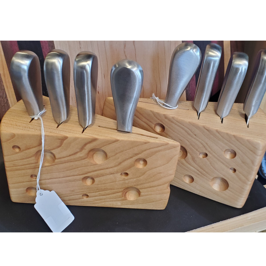 Cheese Knife Block