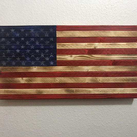 USA Wood Flag