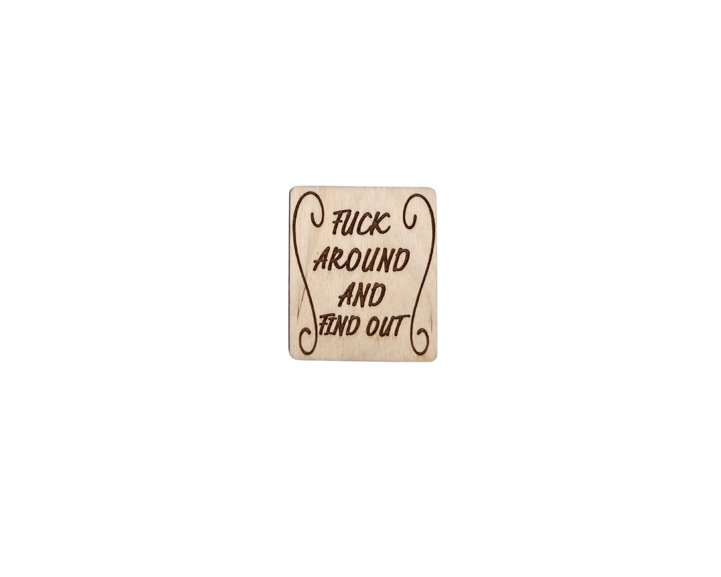 Snarky Wooden Magnets