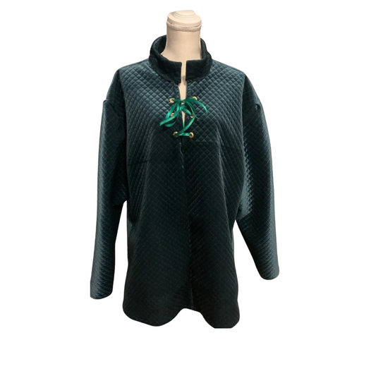 Green Velvet Tunic