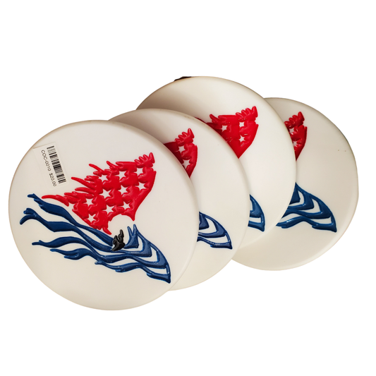 Coasters Red, White & Blue Eagles