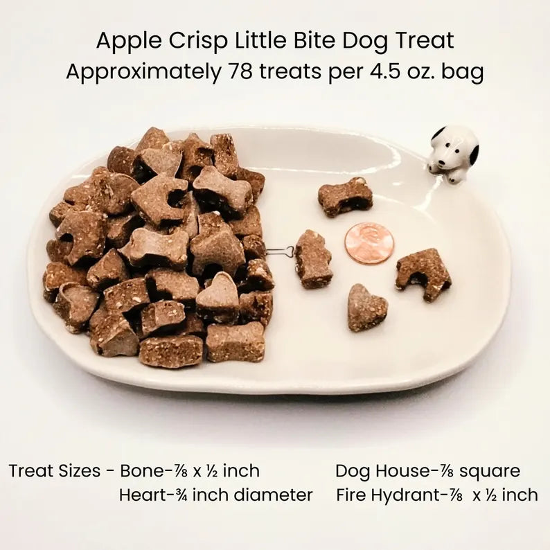 Apple Crisp Dog Treats - Little Bites