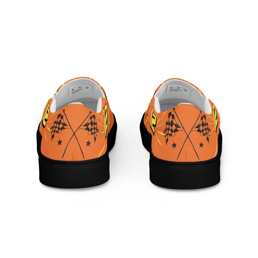 Custom Womens Race Team Slip-On Canvas Shoes